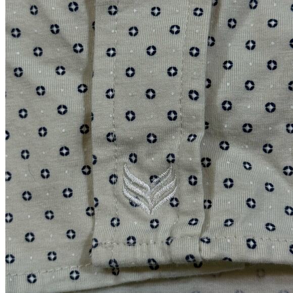 Buttercloth ICY Cotton Slim Fit Button Up Long Sleeve Geometric Dot Shirt Men XL - Picture 7 of 10